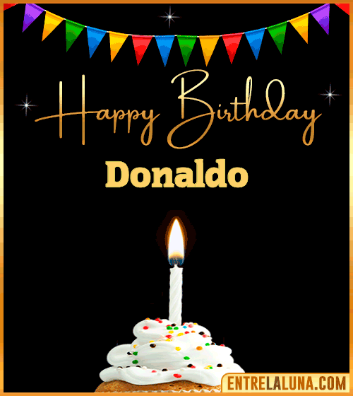 GiF Happy Birthday Donaldo